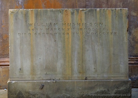 Huskisson Gravestone